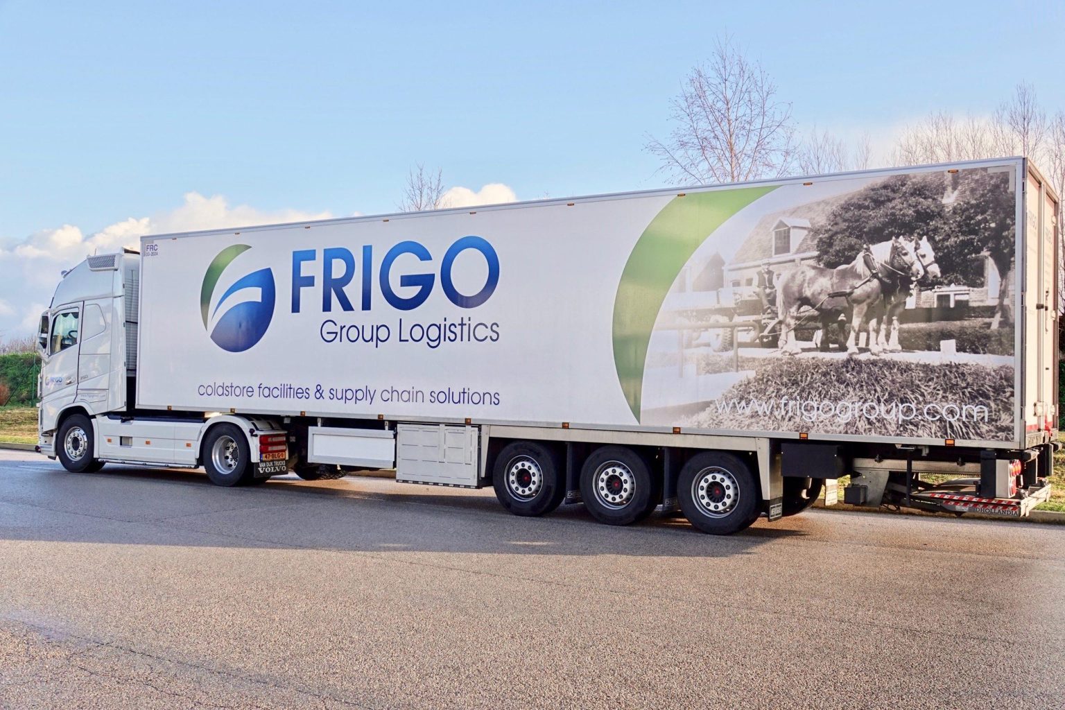 Frigo Group vrachtwagen voor geconditioneerde opslag en transport van diepvries- en koelproducten